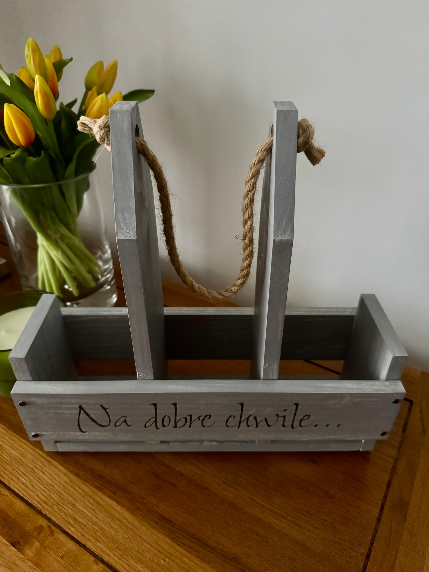 Personalised Wooden Wine Caddy