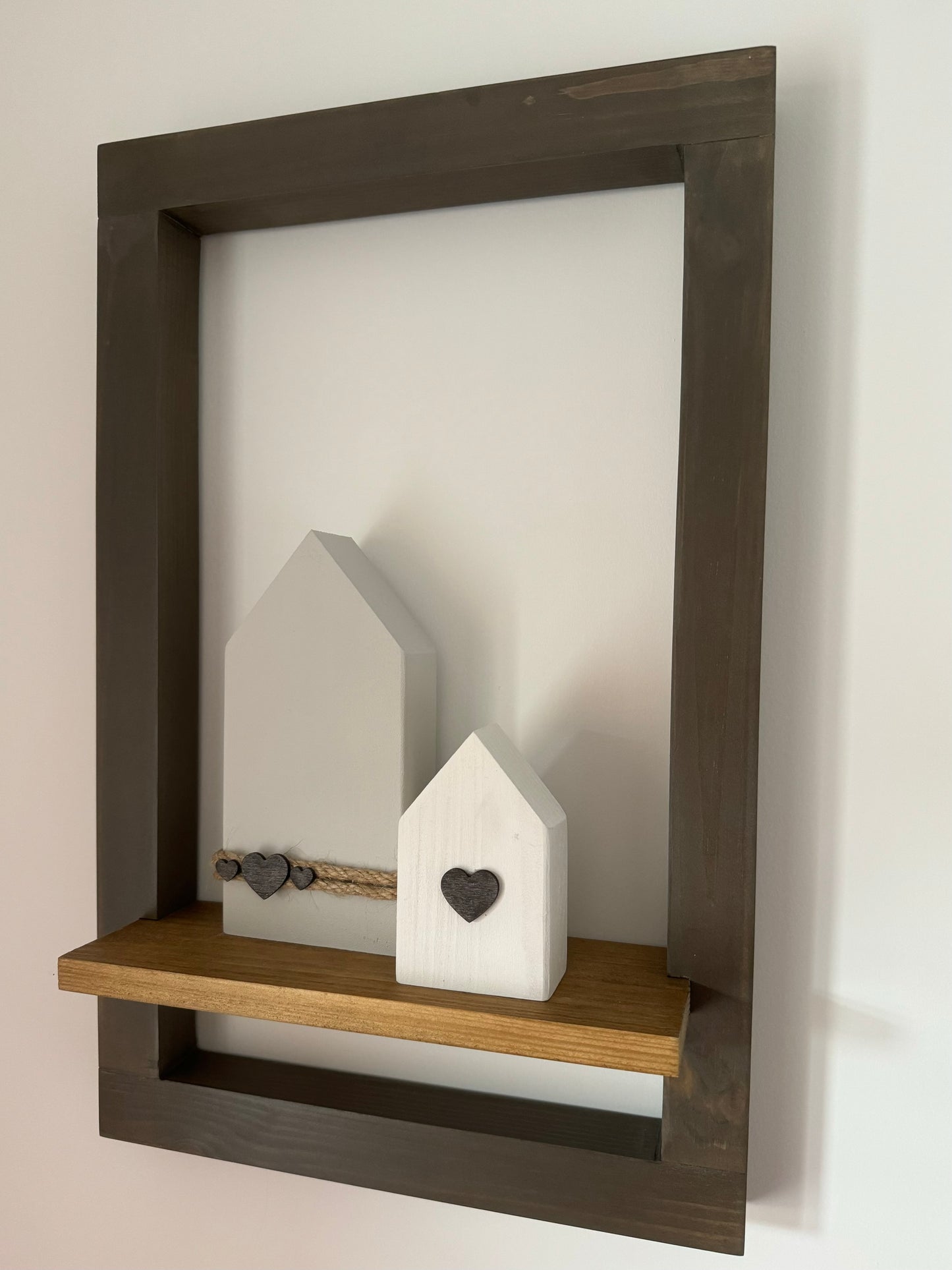 Frame with Enclosed Shelf