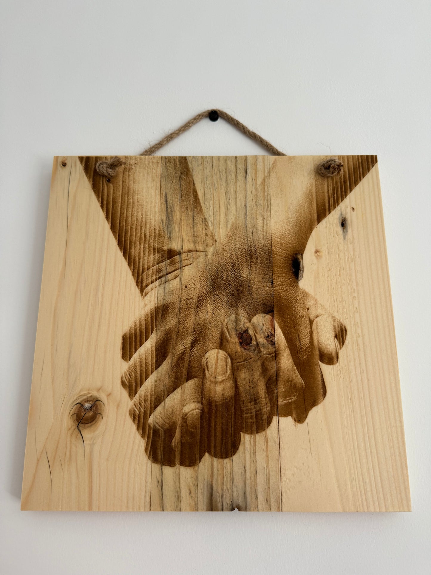 Holding Hands Art