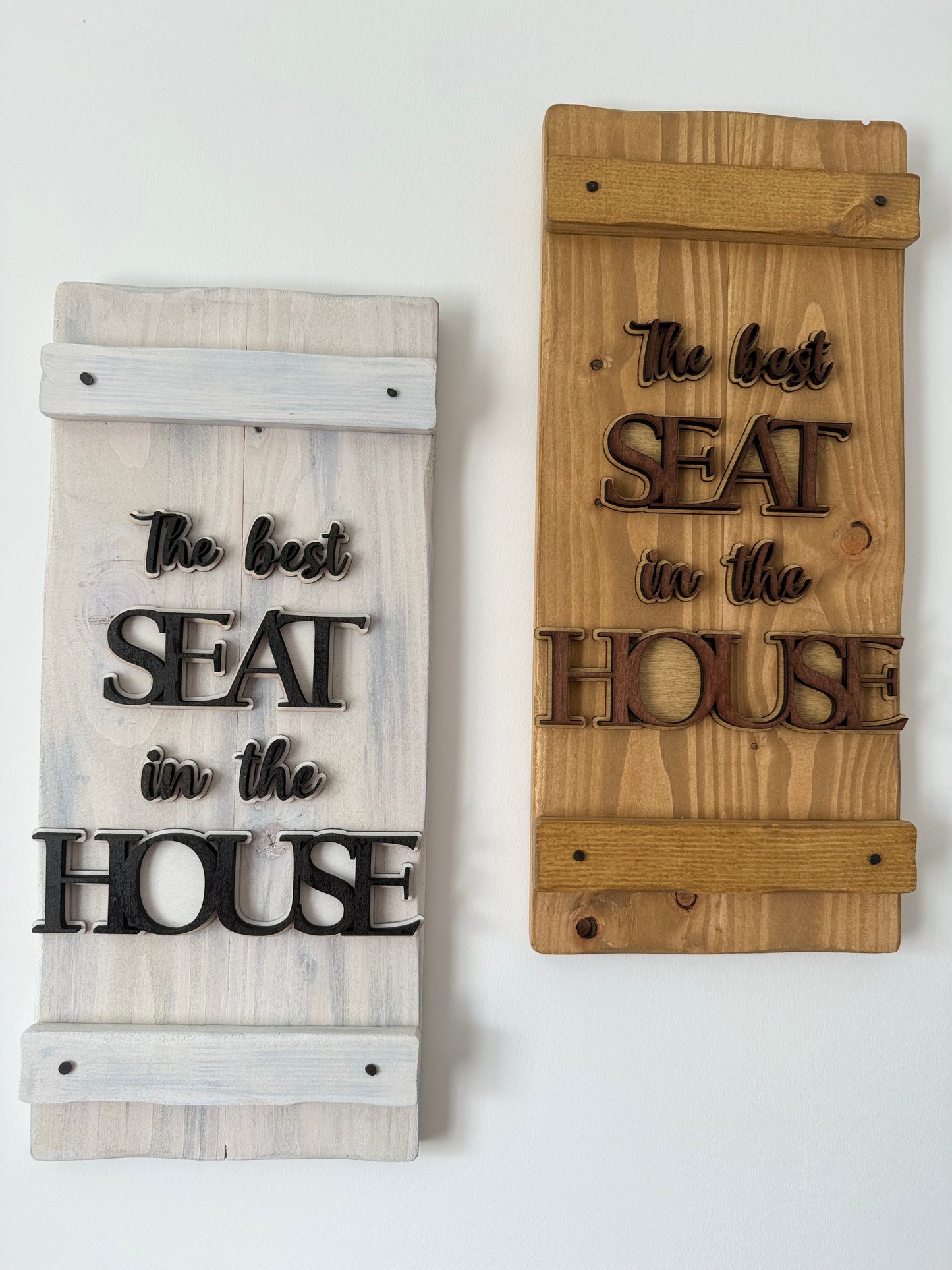 The Best Seat In The House Wall Décor