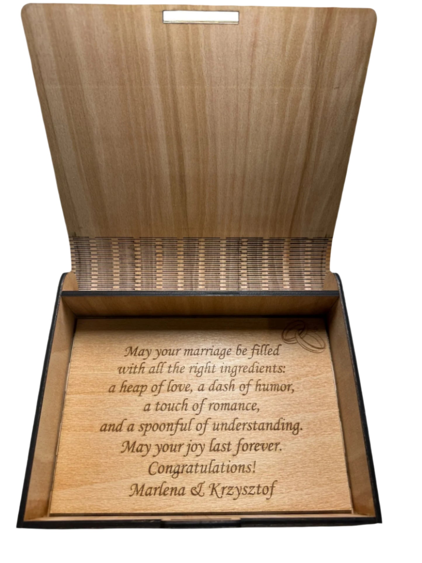 Personalised Wedding Day Book Box Gift