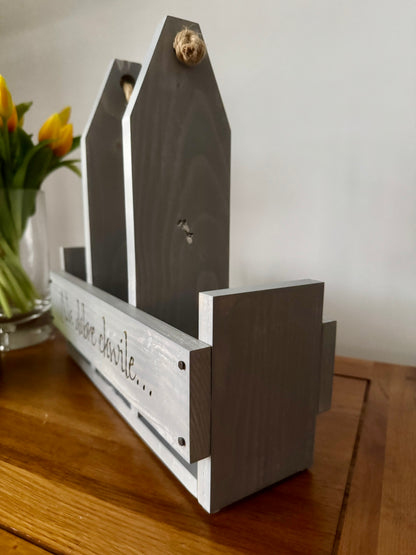 Personalised Wooden Wine Caddy