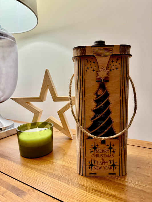 Handmade Wooden Wine Christmas Gift Box
