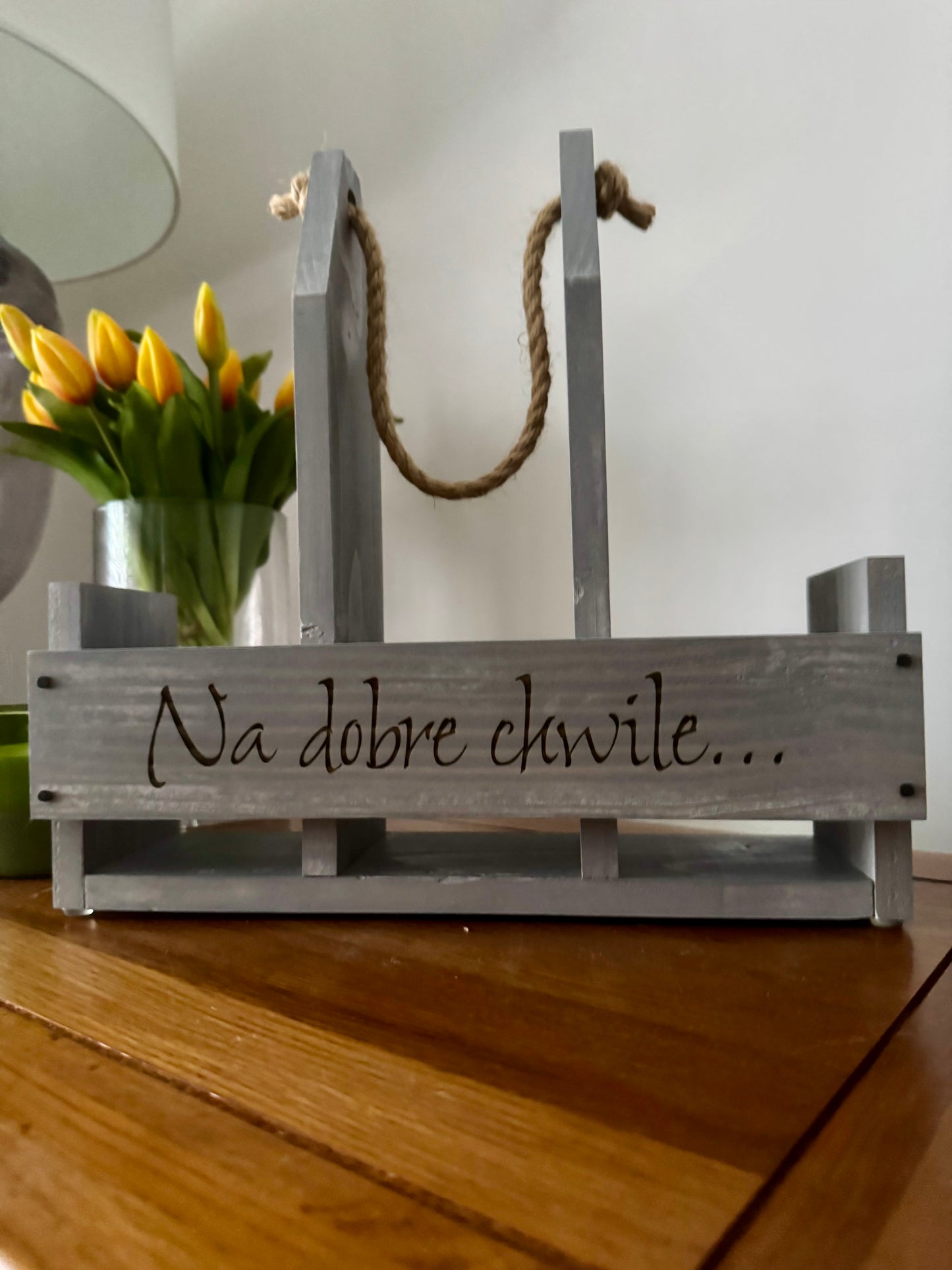 Personalised Wooden Wine Caddy
