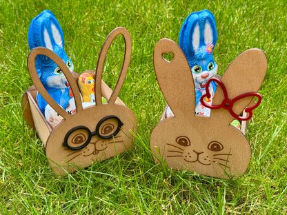 Wooden Easter Bunny Basket