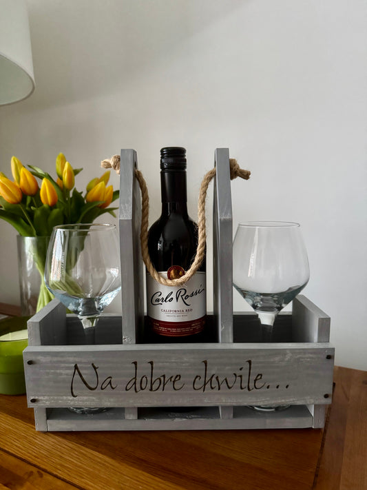 Personalised Wooden Wine Caddy