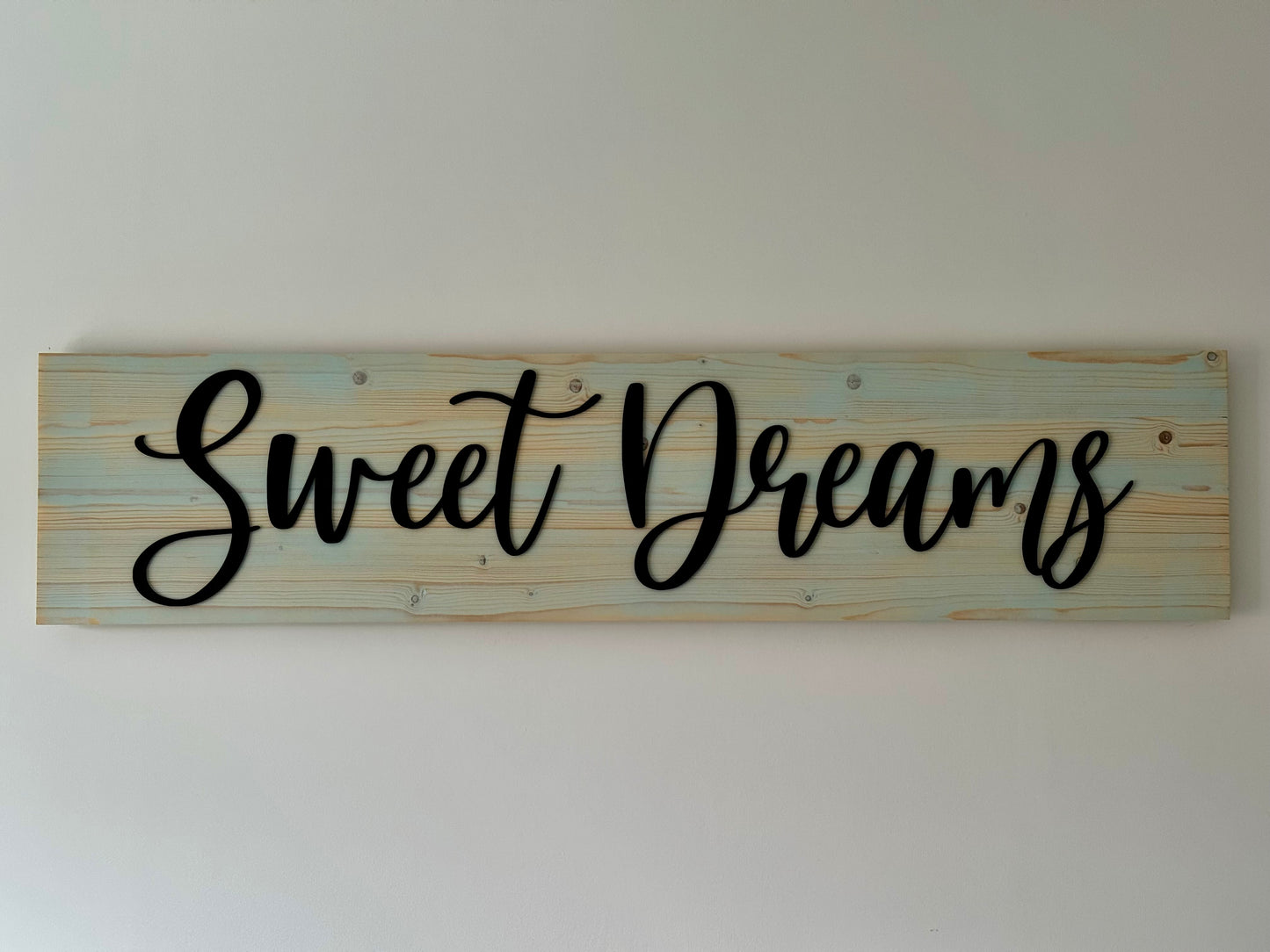 Sweet Dreams Wooden Wall Sign