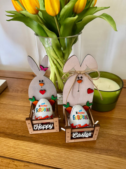 Wooden Easter Bunny Décor