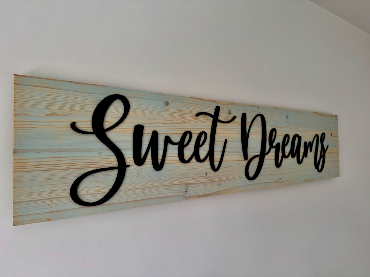 Sweet Dreams Wooden Wall Sign