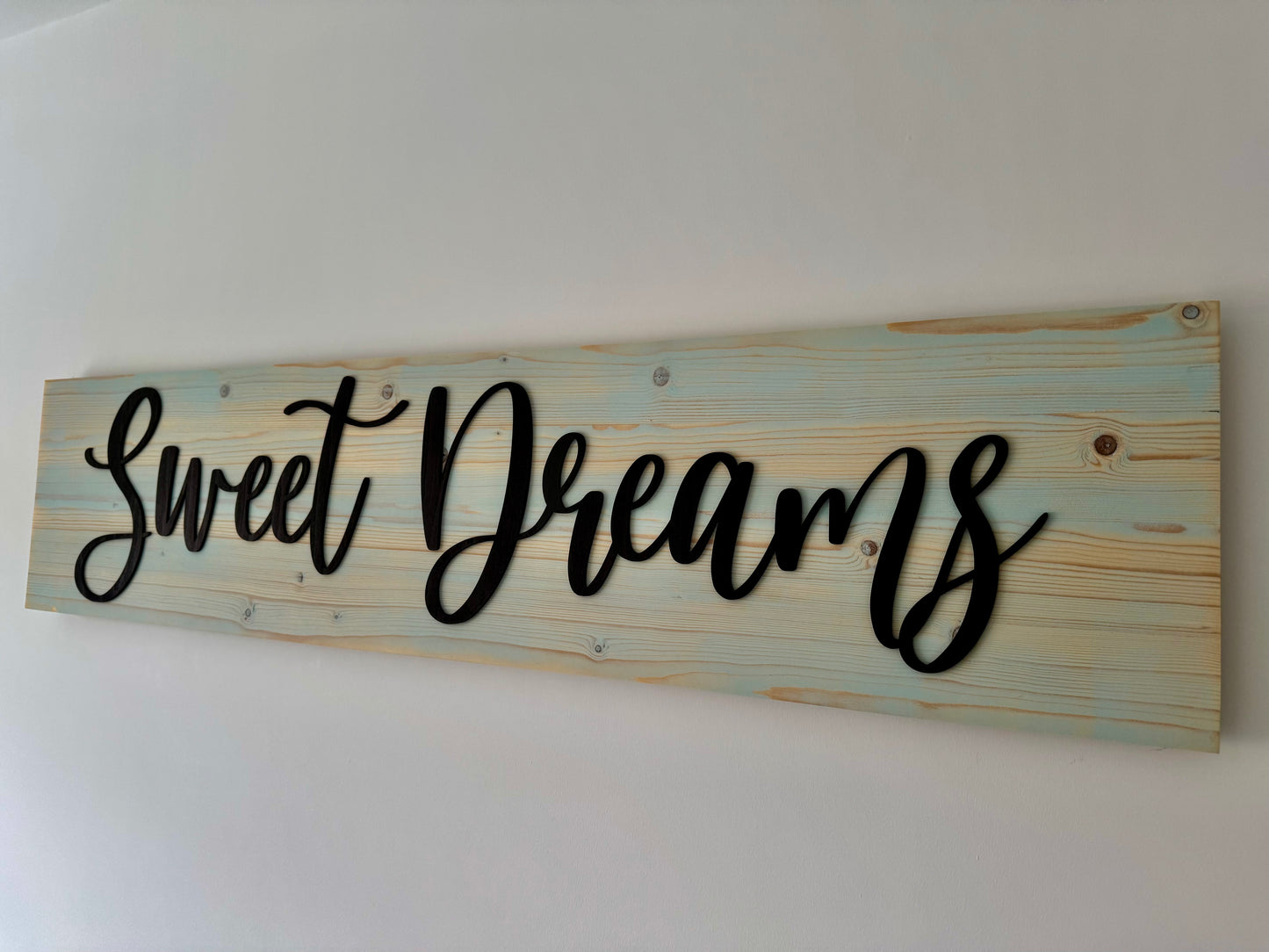 Sweet Dreams Wooden Wall Sign