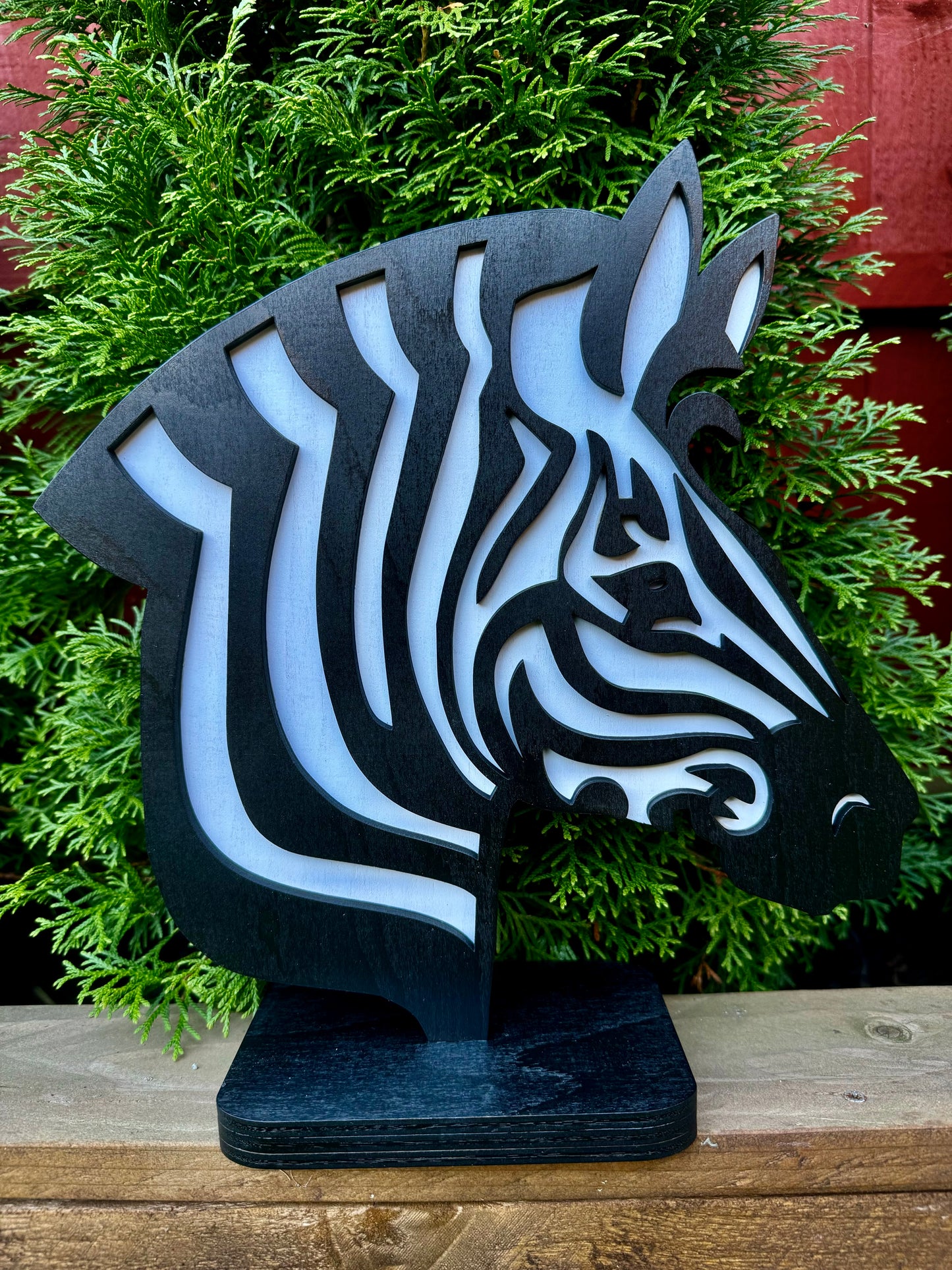 Zebra Head Sculpture
