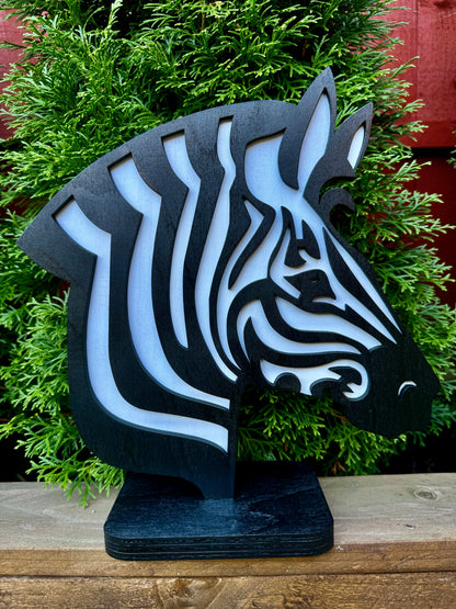 Zebra Head Sculpture