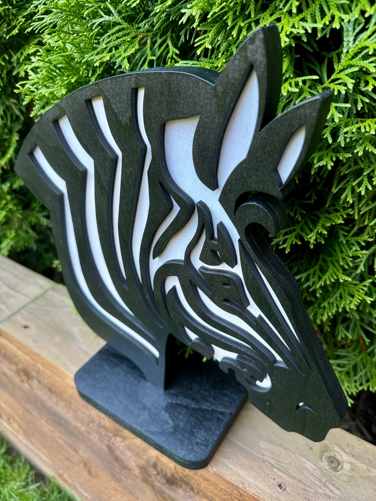 Zebra Head Sculpture
