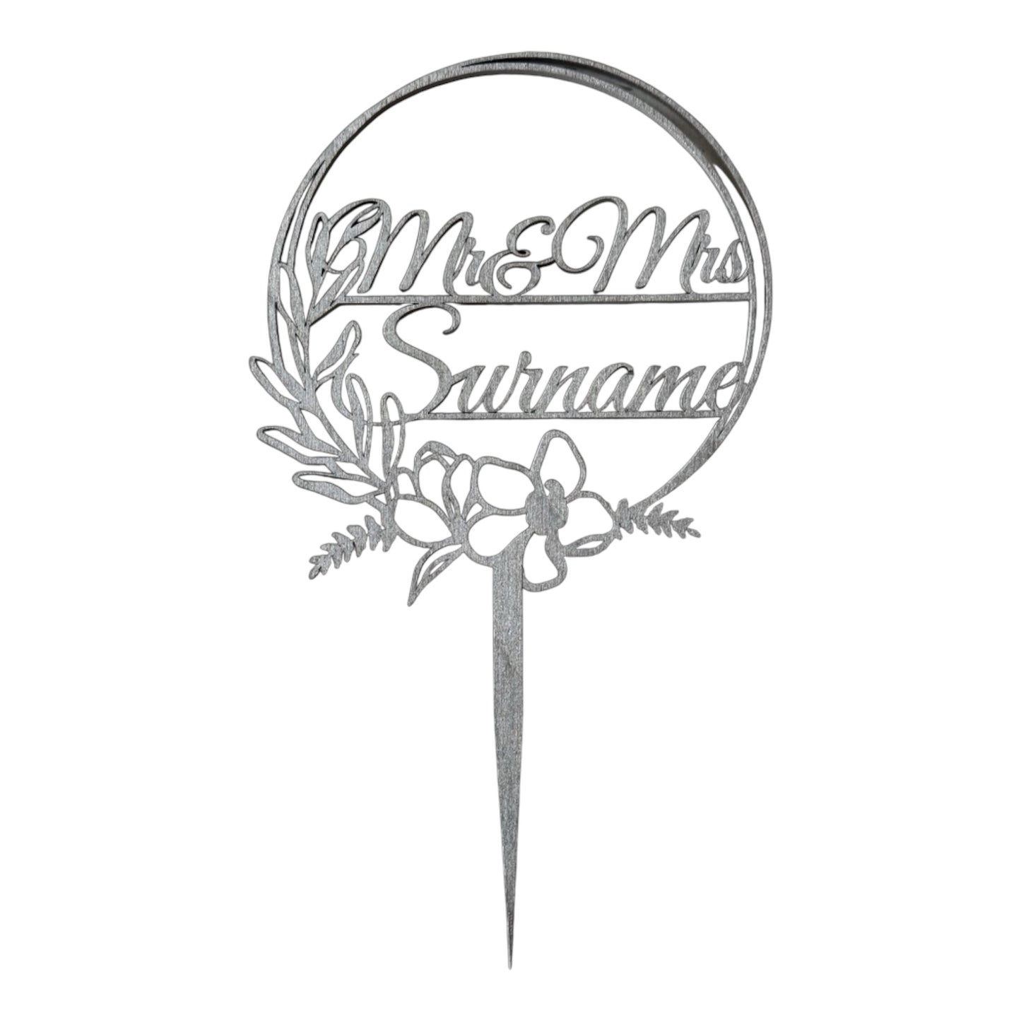 Personalised Wooden Wedding Cake Toppers